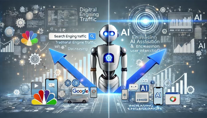 Organisk trafil skifter fra søgemaskineoptimering (SEO) Generativ maskinoptimering (GEO)